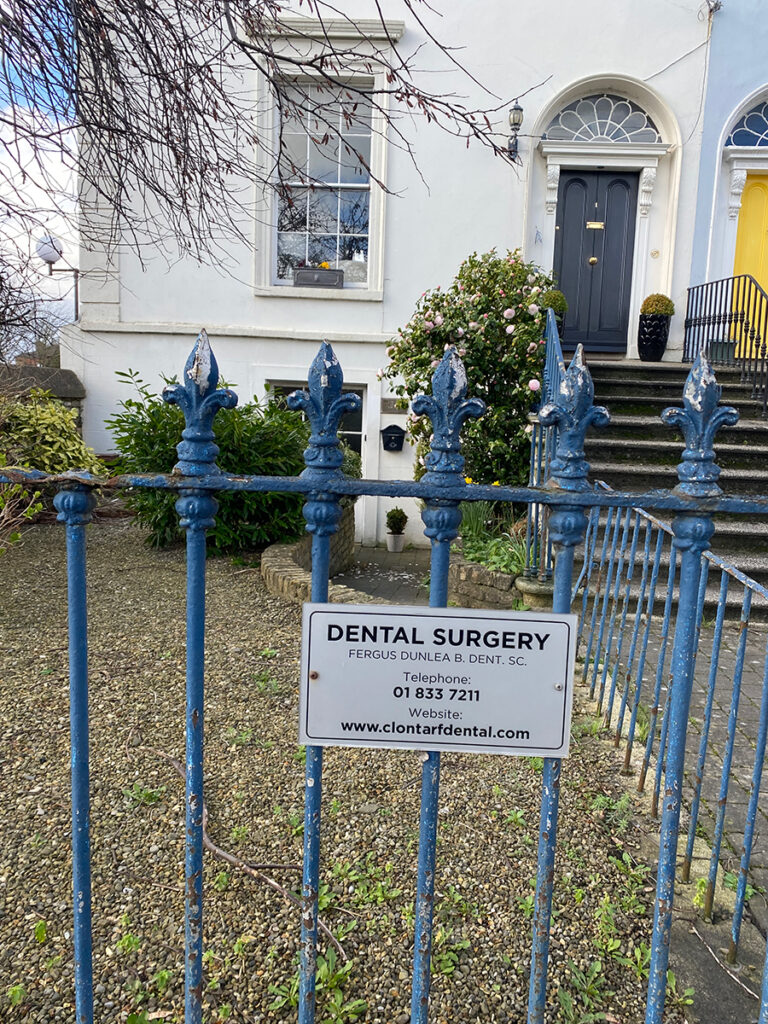 Fergus Dunlea Dental Practice Door